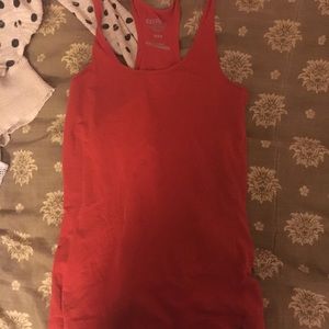Simple red tank top.